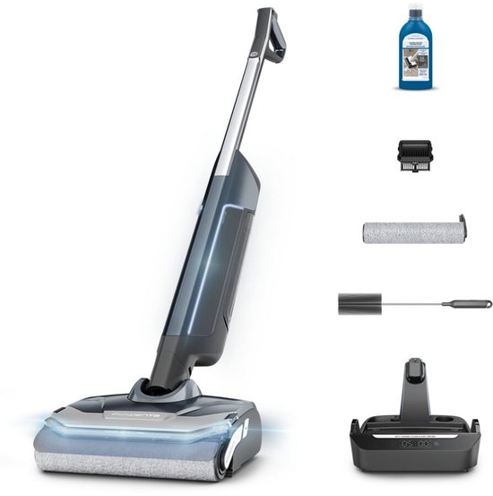 Rowenta X-Clean Vision Pro GZ7126 - Dweilstofzuiger - Met Dweilfunctie en Zuigfunctie - 60 min. gebruiksduur - LED verlichting
