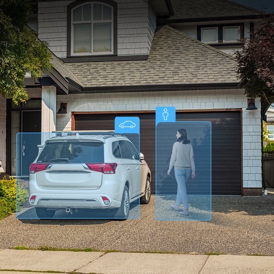 EZVIZ HB8 Lite 2K+ met Zonnepaneel - Draadloze Buitencamera - 360° Pan & Tilt - AI Mens- & Voertuigdetectie - Kleur Nachtzicht - Werkt met Google Assistant & Alexa van EZVIZ — afbeelding 3