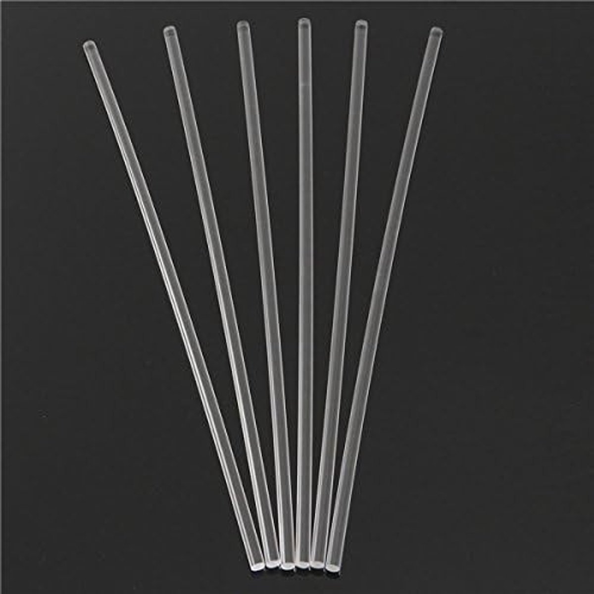 Set van 6 Transparante Acrylaat Staven van 300 x 6mm - Ideaal voor DIY Projecten, Modelbouw en Decoratie