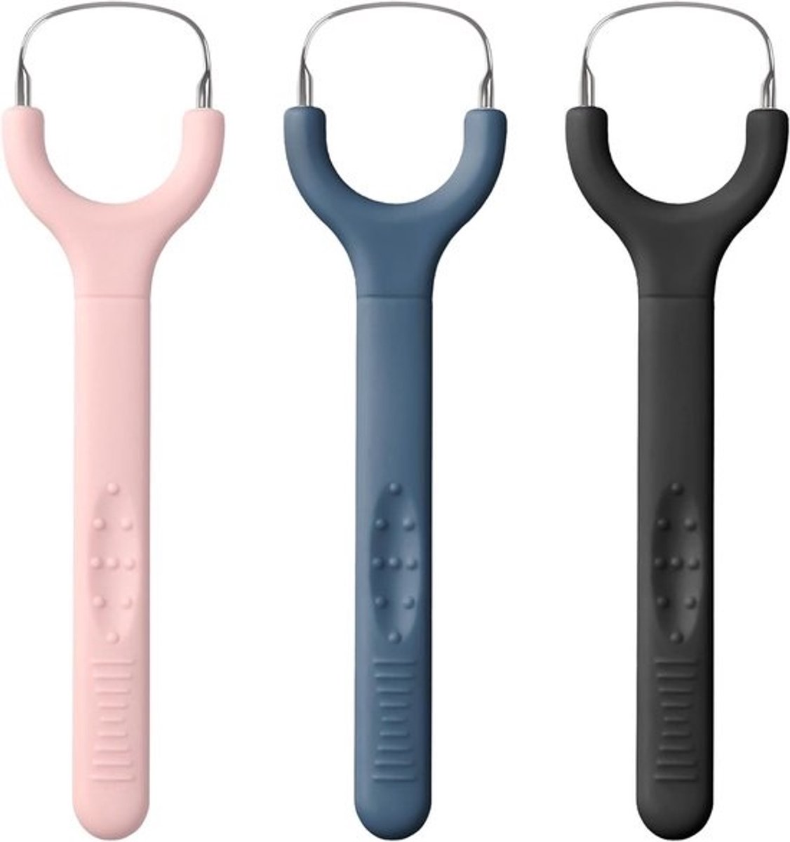 Tongschrapers Set - Mondhygiëne Hulpmiddelen - Frisse Adem - Extra Breed Oppervlak - 14 cm Lengte - Meerdere Kleuren