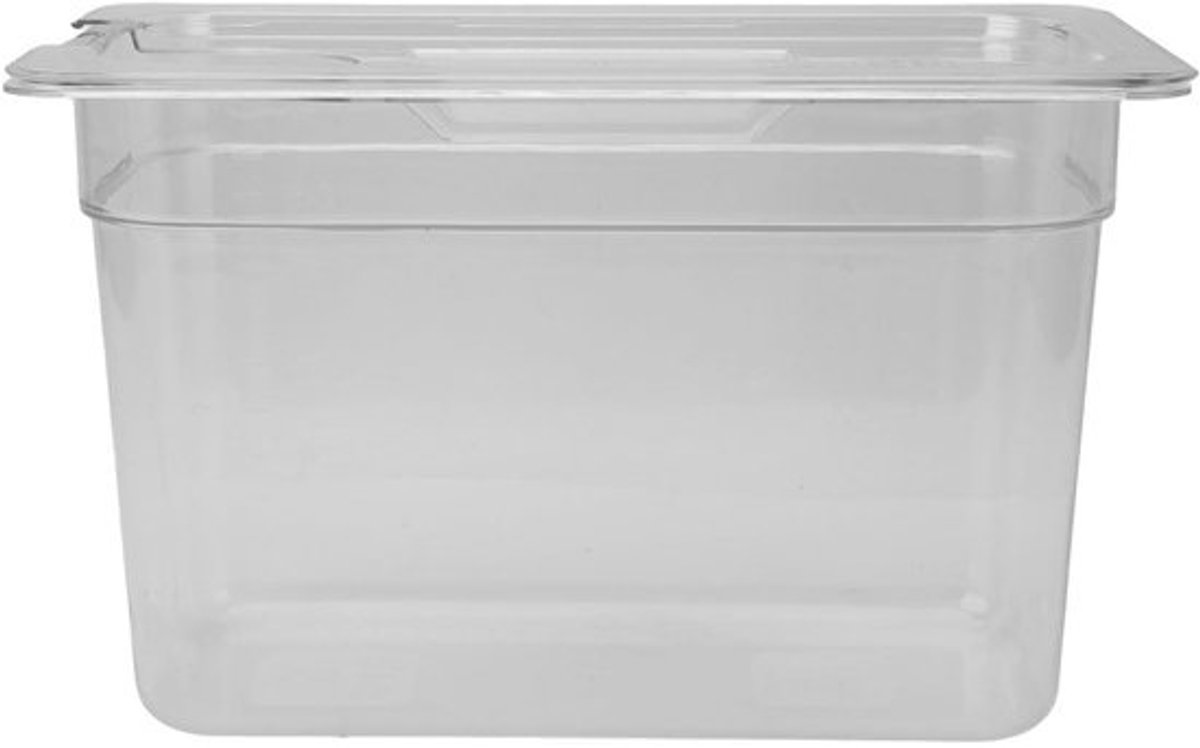 Slowcooker Container - Opbergkoffer - Lage Temperatuur Koken - Transparante ABS Constructie - 34x23x19 cm - Helder