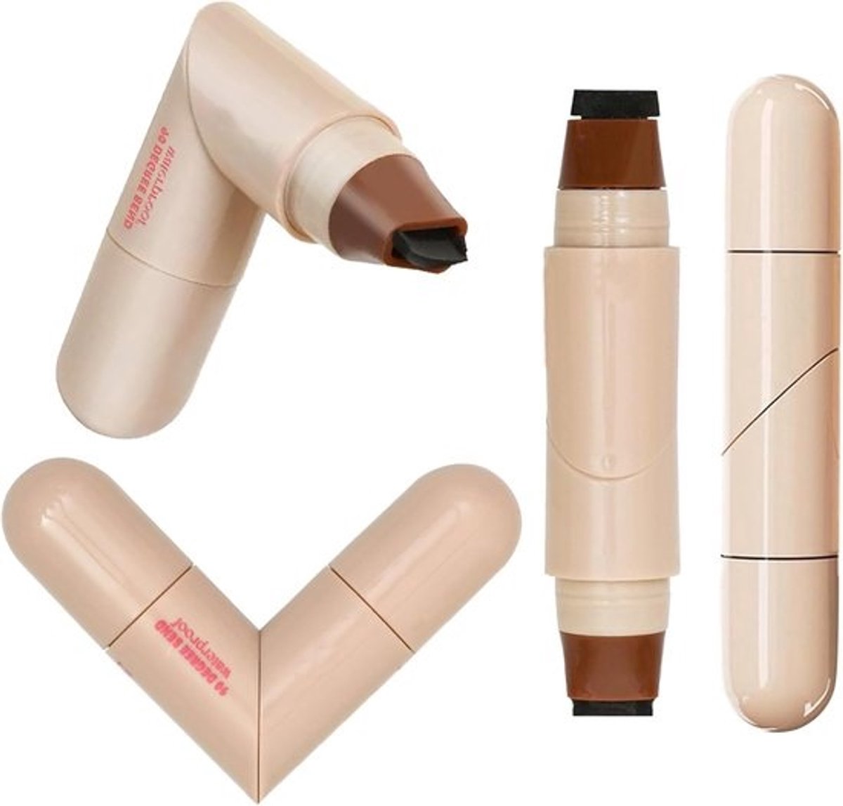 Eyeliner Stempel Set - Winged Liner Tools - Snel Make-up Aanbrengen - 90 Graden Hoek Design