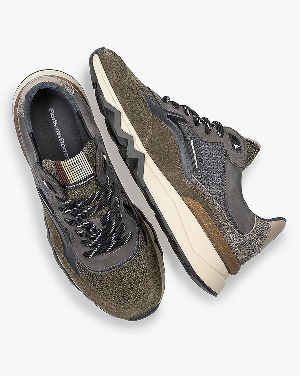 Floris van Bommel De Zager 05.37 Donkergroen | Bonne Shoe