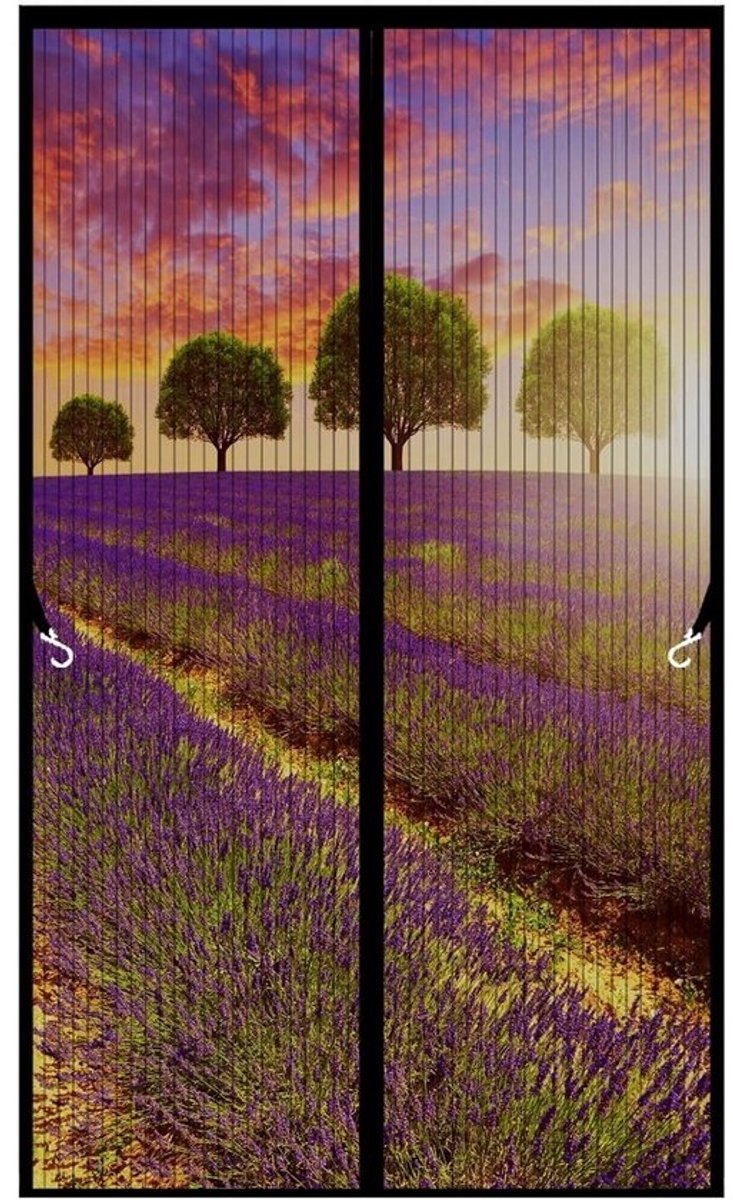 Magnetisch Vliegengaas Deur - Hordeur Gordijn - Insecten Buiten Houden - Zonder Boren te Monteren - 125x210 cm - Zwart