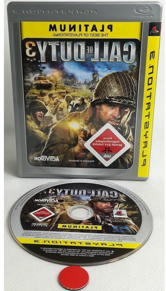 Call of Duty 3 - Oorlogsspel Actiespel - Tweede Wereldoorlog - Vernietigbare Omgevingen - PS3 - Niet gespecificeerd
