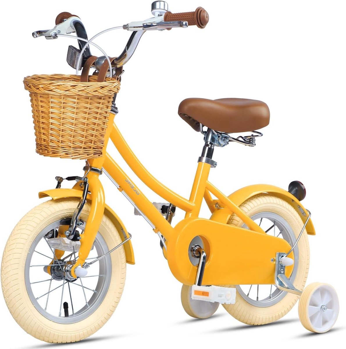 Meisjesfiets Met Mand - Kinderfiets - Leren Fietsen - Inclusief Stabilisatoren - 12 tot 20 Inch - Diverse Kleuren