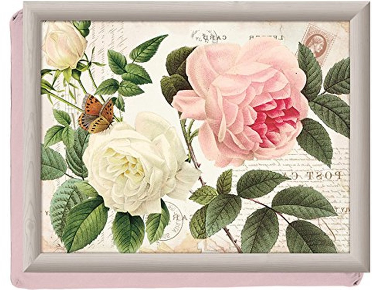 Gewatteerd Dienblad - Knietafel - Maaltijd Genieten - Zachte Ondersteuning - 44 x 34 cm - Orchidee Design