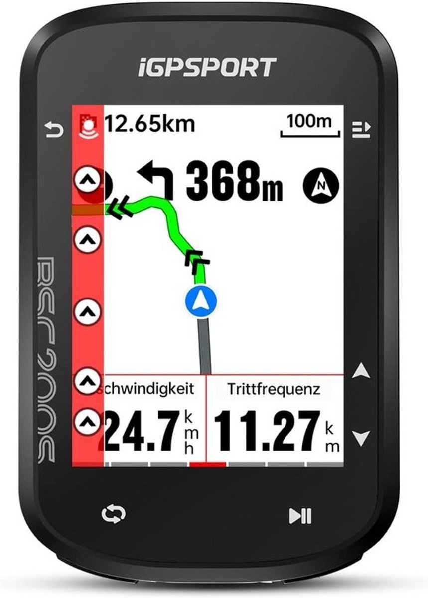 Draadloze GPS Fietscomputer met Navigatie, Kleurenscherm en Lange Batterijduur