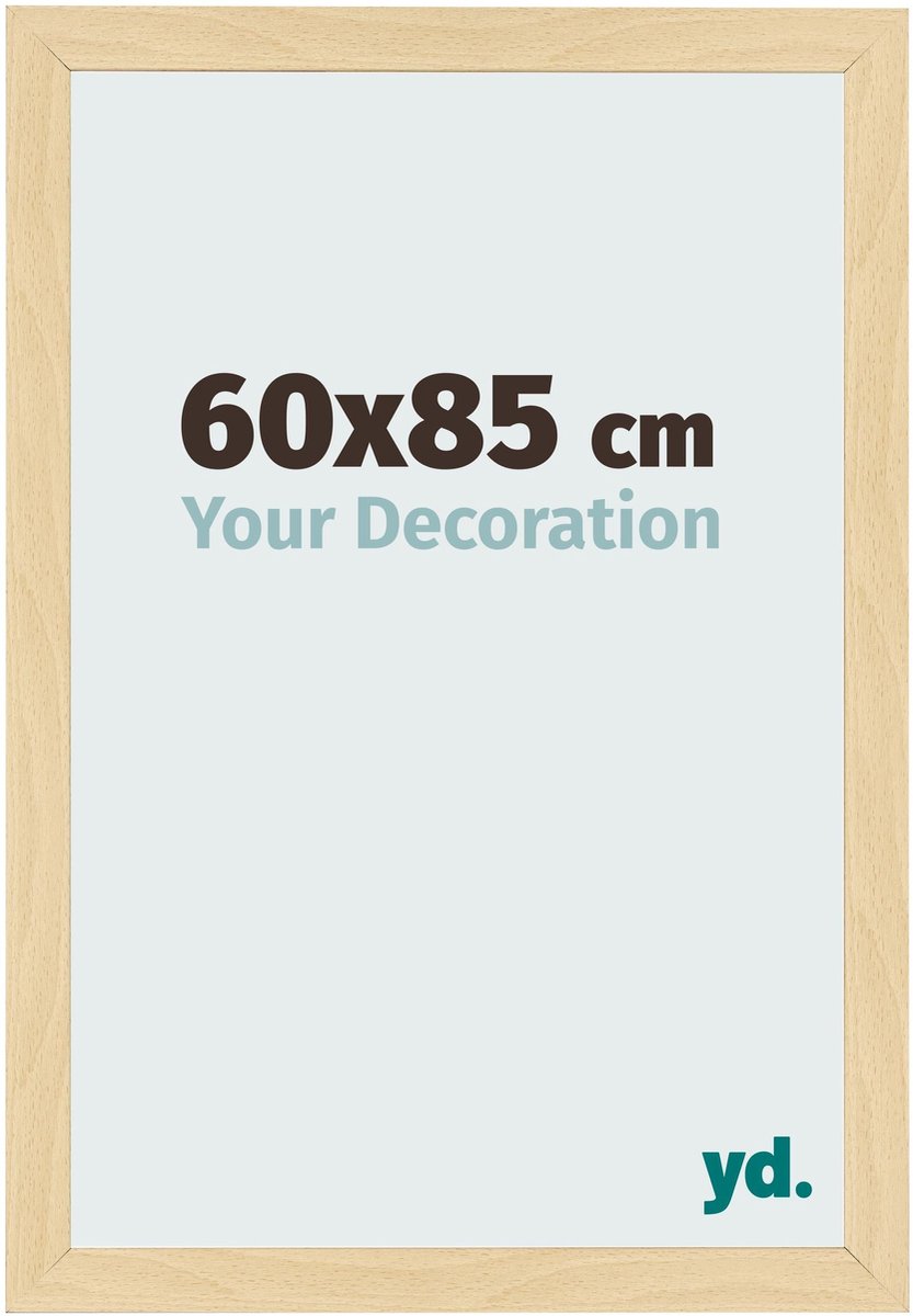 Your Decoration - Fotolijst 60x85 cm - MDF - Beuken Decor - Bologna