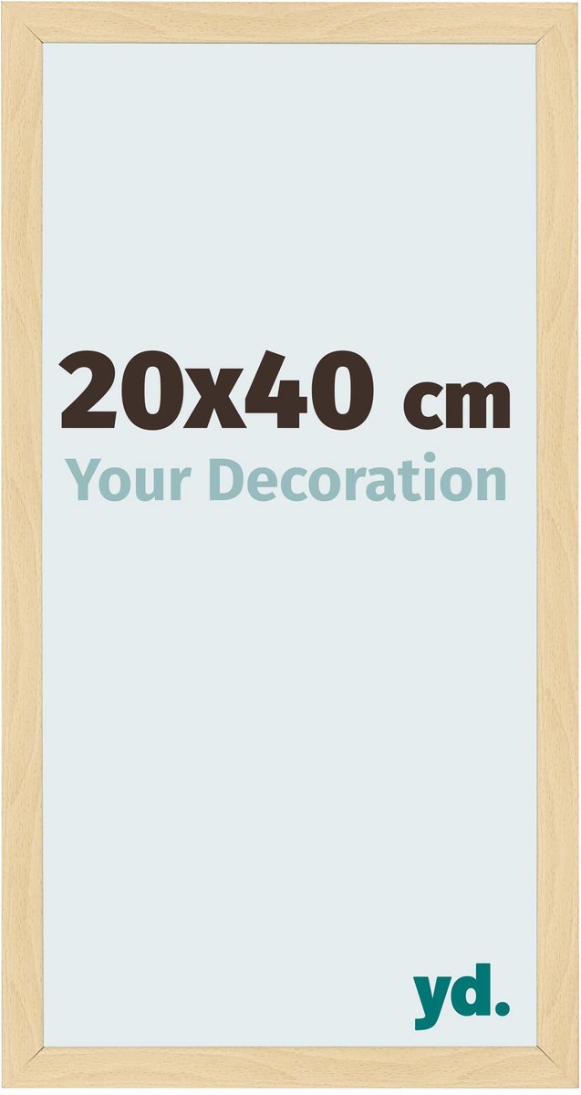 Your Decoration - Fotolijst 20x40 cm - MDF - Beuken Decor - Bologna