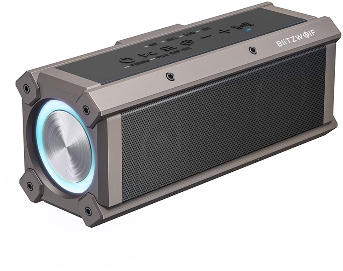 100W Bluetooth speakers - Draagbare luidsprekers - RGB-licht - IPX5 Waterdicht - TWS stereogeluid - 5000mAh - Quad-stuurprogramma's Dubbel diafragma Diepe bas - Voor binnen en Buitenshuis - zwart