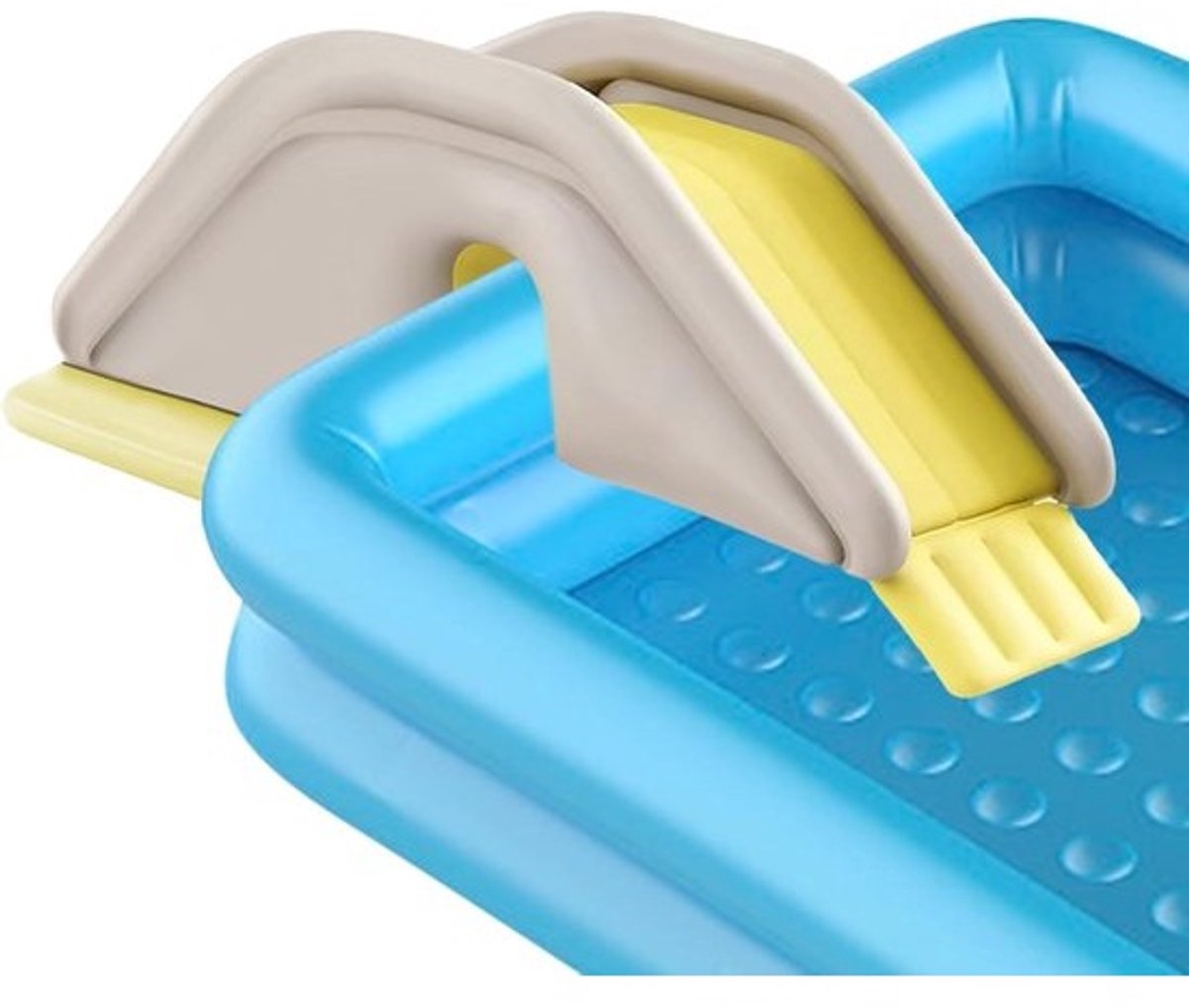 Opblaasbare Waterglijbaan - Zomer Speelgoed - Zwembad Plezier - Verlengde Glijbaan - 235x82x70cm - Geel