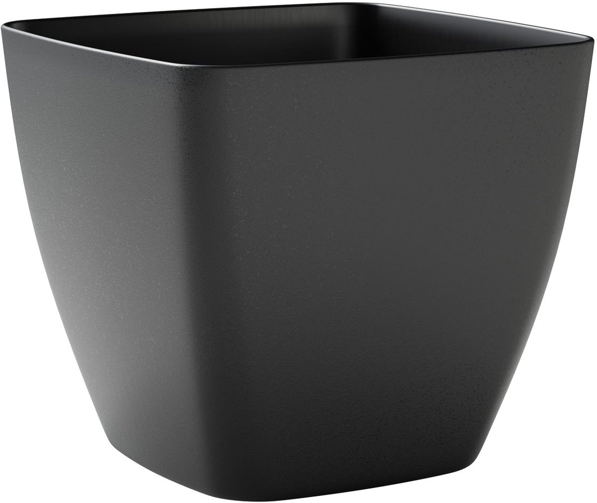tera Plantenbak Ceylon vierkant Ash antraciet 35 cm - Kunststof