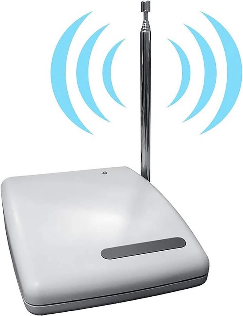 Signaal Versterker - Draadloze Repeater - Alarm Uitbreiding - Bereik Tot 1000M - DC12V - Rood