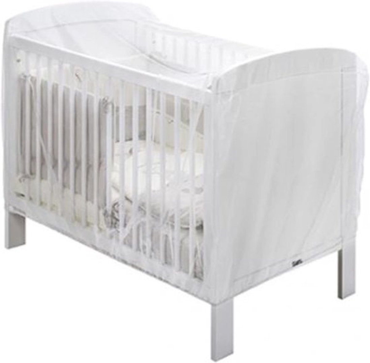 Muggennet Kinderbed - Baby Klamboe - Insecten Buiten Houden - Universele Pasvorm - 70x140 cm - Transparant