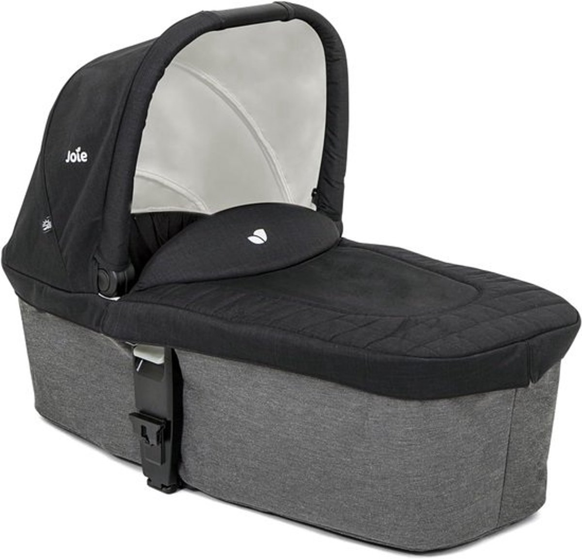 Baby reiswieg - Draagwieg kinderwagen - Vanaf geboorte comfort - Volledig plat liggend - 41x88x62 cm - Shale grijs