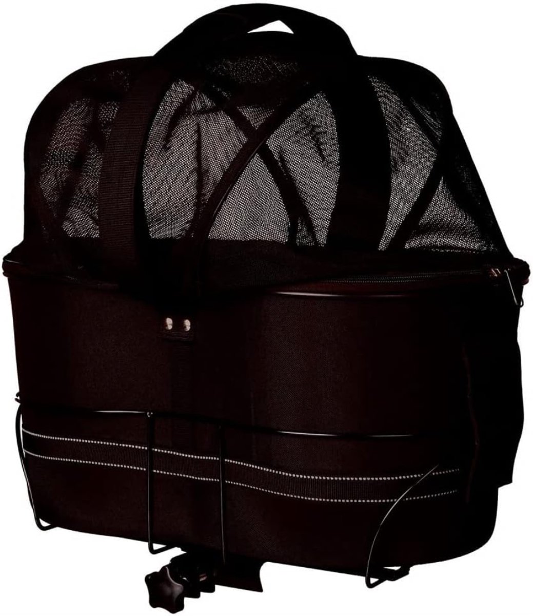TYR® Fietsmand Hond - Fietsmand Hond Voorop - Hondenmand Fiets - Zwart - 48cm x 2cm x 42cm