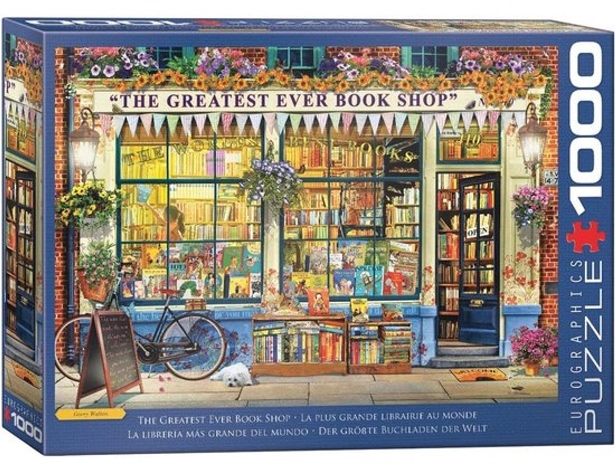 Grootste Boekenwinkel Puzzel van 1000 Stukjes