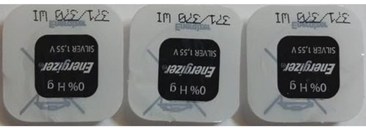 Zilveroxide batterij 371/370 voor horloges