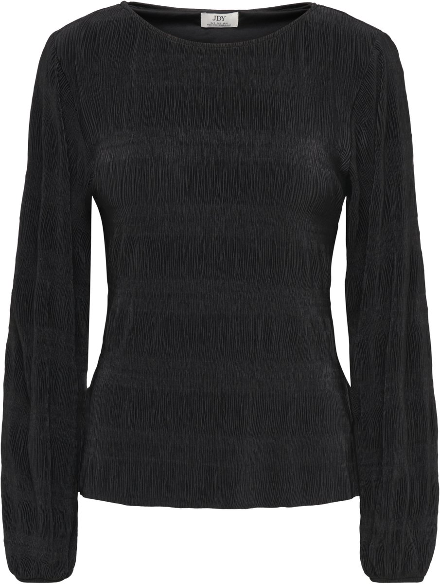Jacqueline de Yong Top Jdyhatti L/s Smock Top Jrs 15380245 Black Dames Maat - XS