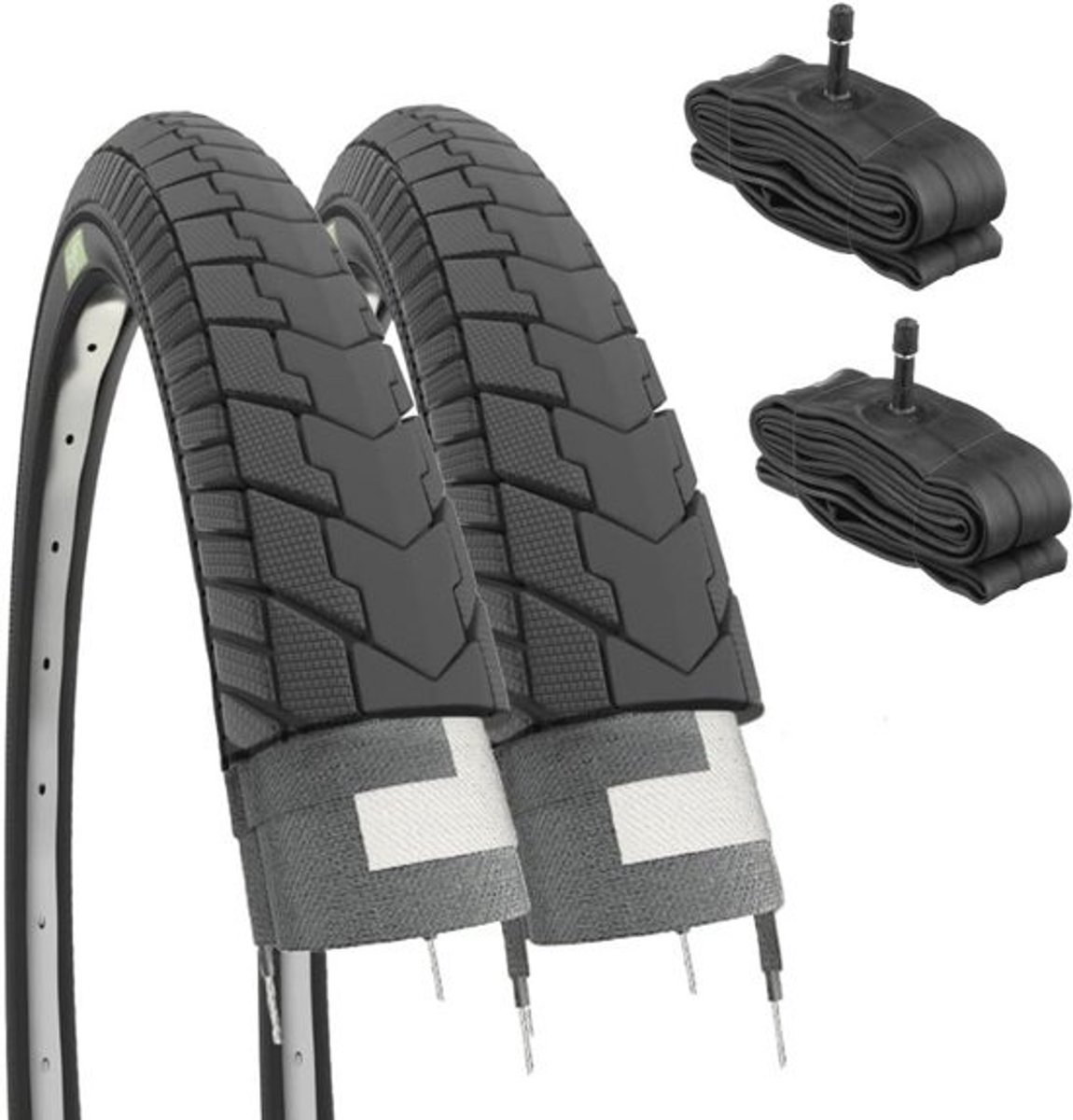 24 inch Banden 24 x 1,75 voor Fietsen - Inclusief Kamers