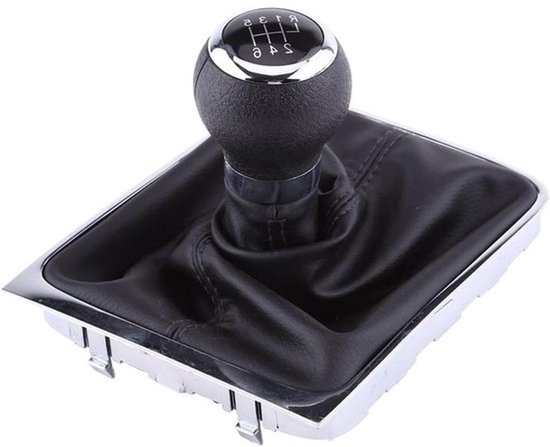 Schakelknop 6 versnellingen - Pookknop auto - Auto interieur - Ergonomisch design - 168 gram - Zwart — afbeelding 2