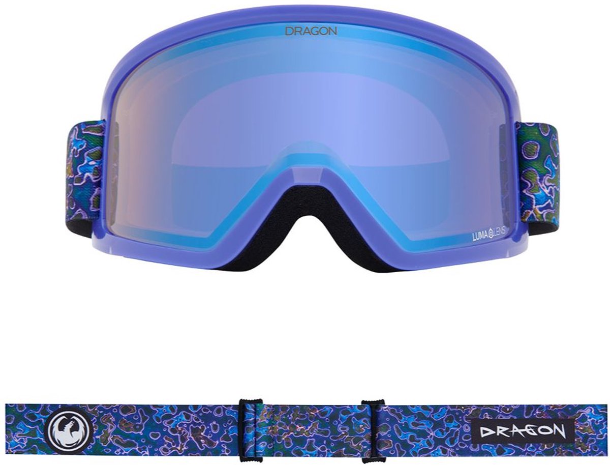 Dragon Alliance DX3 OTG Skibril - Urushi/Flash Blue