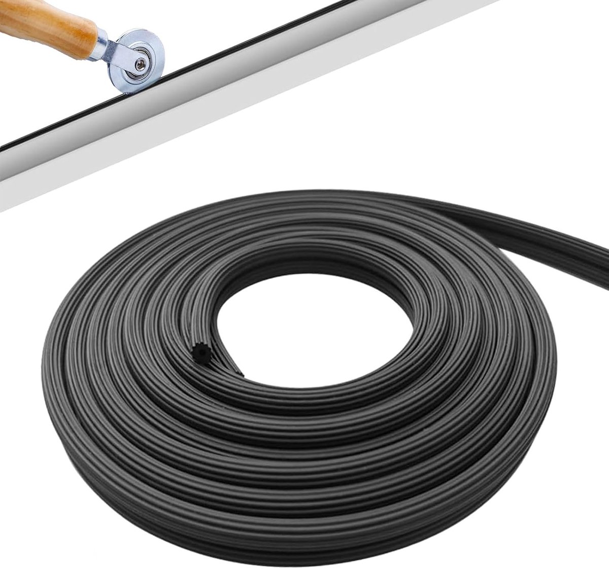 Rubber Tread Cord van 30 meter Ø3.0 mm voor vliegenschermen, insectenwering en afscherming