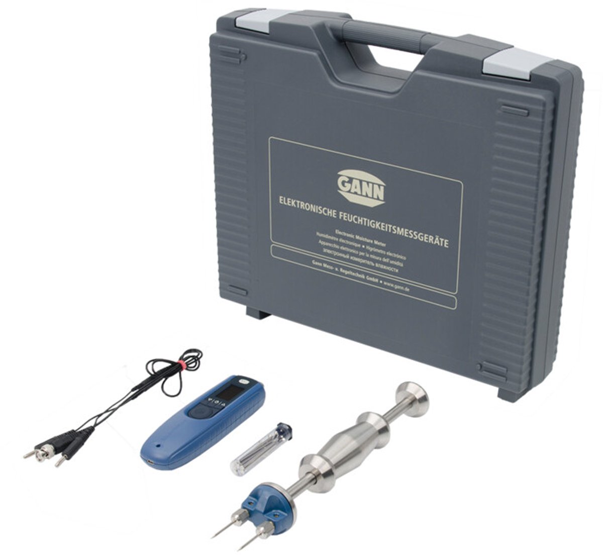 GANN - Hydromette BL H 40 Houtvochtmeter SET 2 - 30012105 – met M 18 inslagelektrode
