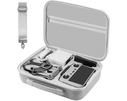 VONKELIOS®Geschikt voor Tas Voor DJI Mini 5 Pro – Kan ook gebruikt worden voor het opbergen van de DJI RC 2/RC-N3-afstandsbediening - PU Draagtas – Compacte Opbergcase voor Drone & Accessoires – voor Drone Bescherming / Opslag – Grijs