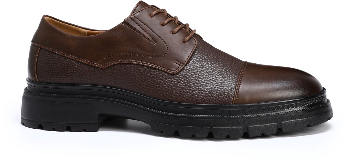 ALLTHEMEN Heren Schoenen - Nette Schoenen Dikke Zool - Ronde Neus - 40