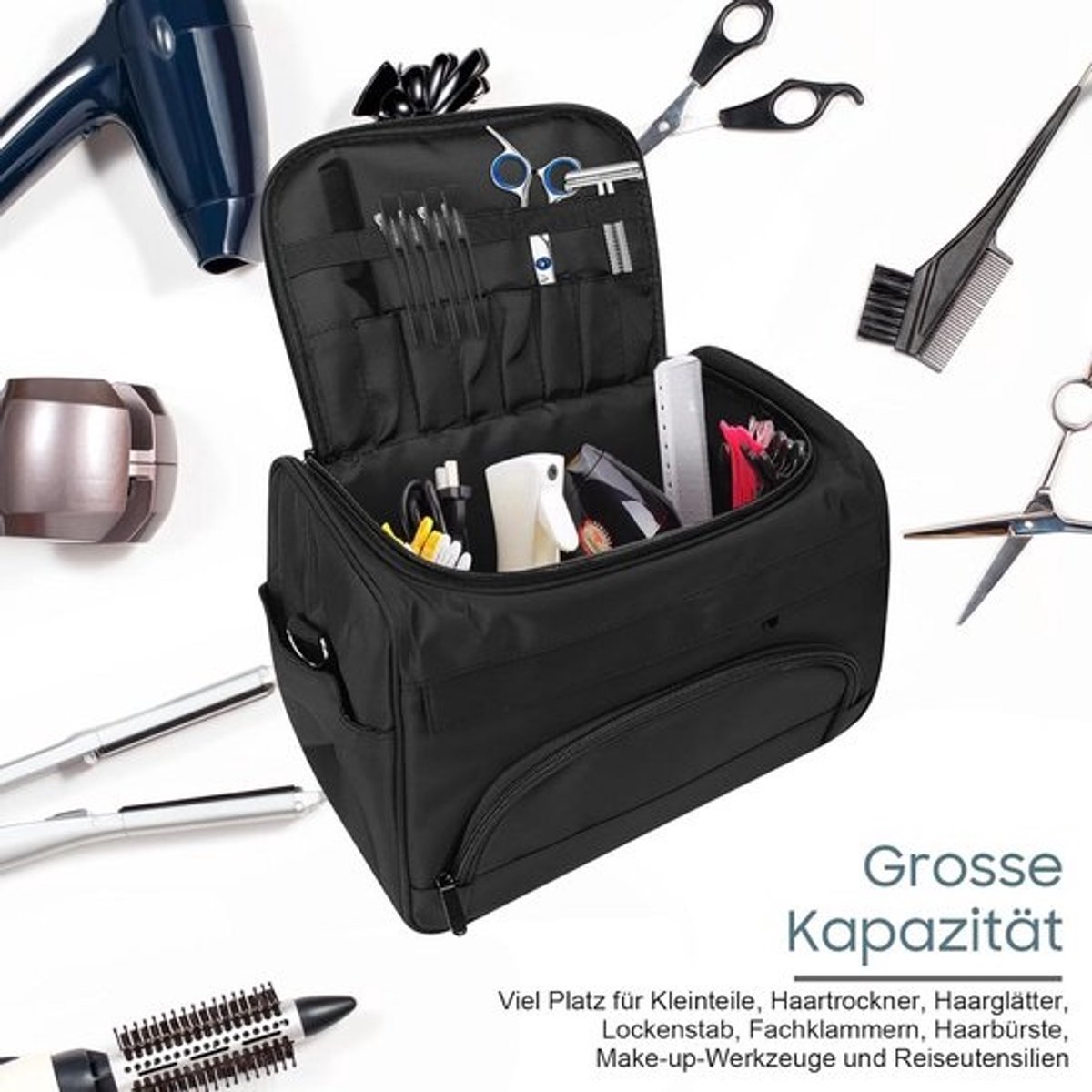 Kapperskoffer - Kapperstas - Visagie - Cosmetica Organizer - Handig