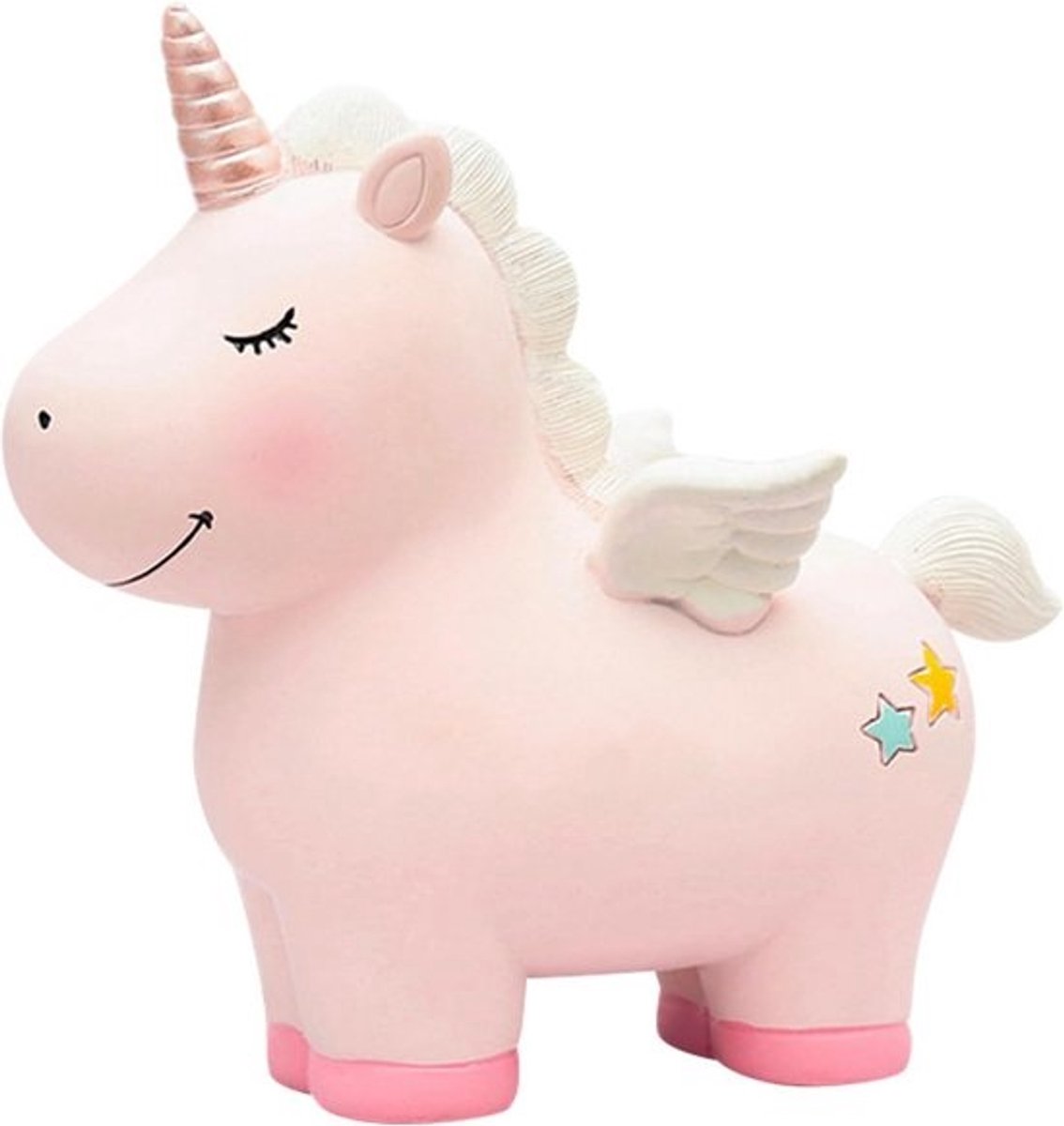 Roze Eenhoorn Spaarpot van Hars - Kinderspaarpot als Cadeau