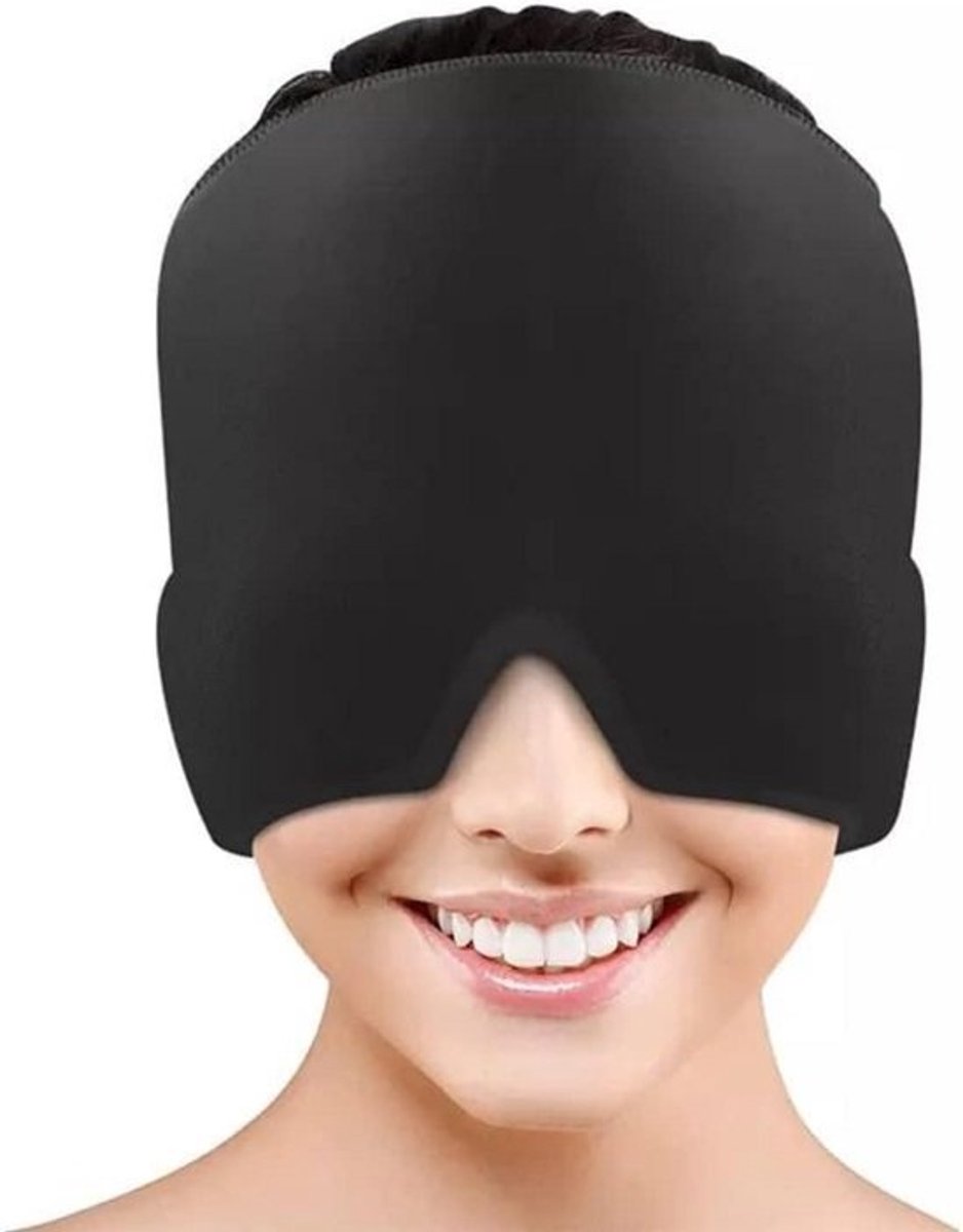 Hoofdpijn en Migraine Relief Cap - Koude Therapie Hoed en Oogmasker voor Spanning en Stressverlichting