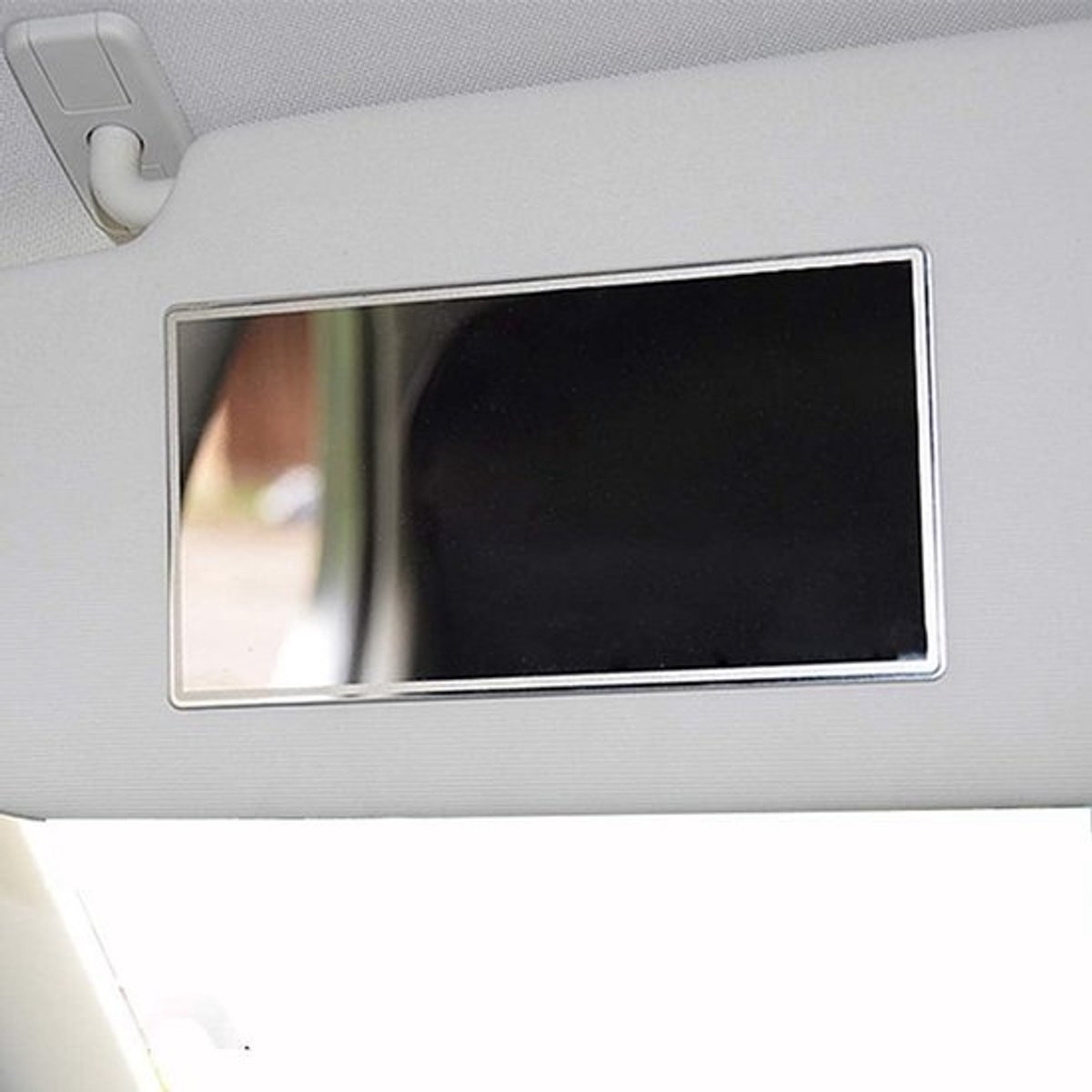 Universele Make-up Spiegel voor Zonneklep en Seatback - Grote Reis Vanity Spiegel voor Auto