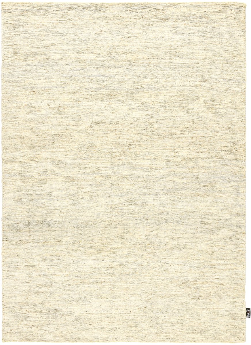 Lino Terra Ivory Hennep Vloerkleed 300x400cm – Vlakgeweven Tapijt – 100% Hennep – 3,5 kg/m² - Vloerkleed voor woonkamer, slaapkamer, eetkamer