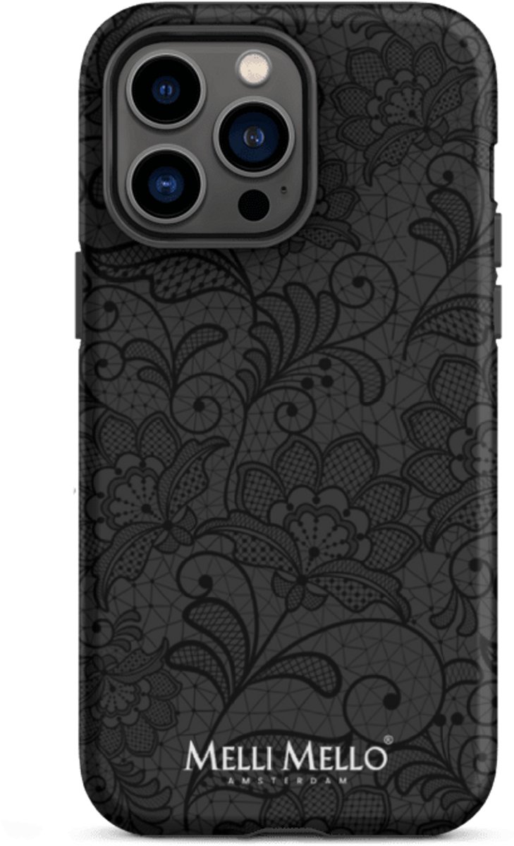 Melli Mello Telefoonhoesje Midnight Lace (Tough Case) - Apple iPhone 14 Pro Max