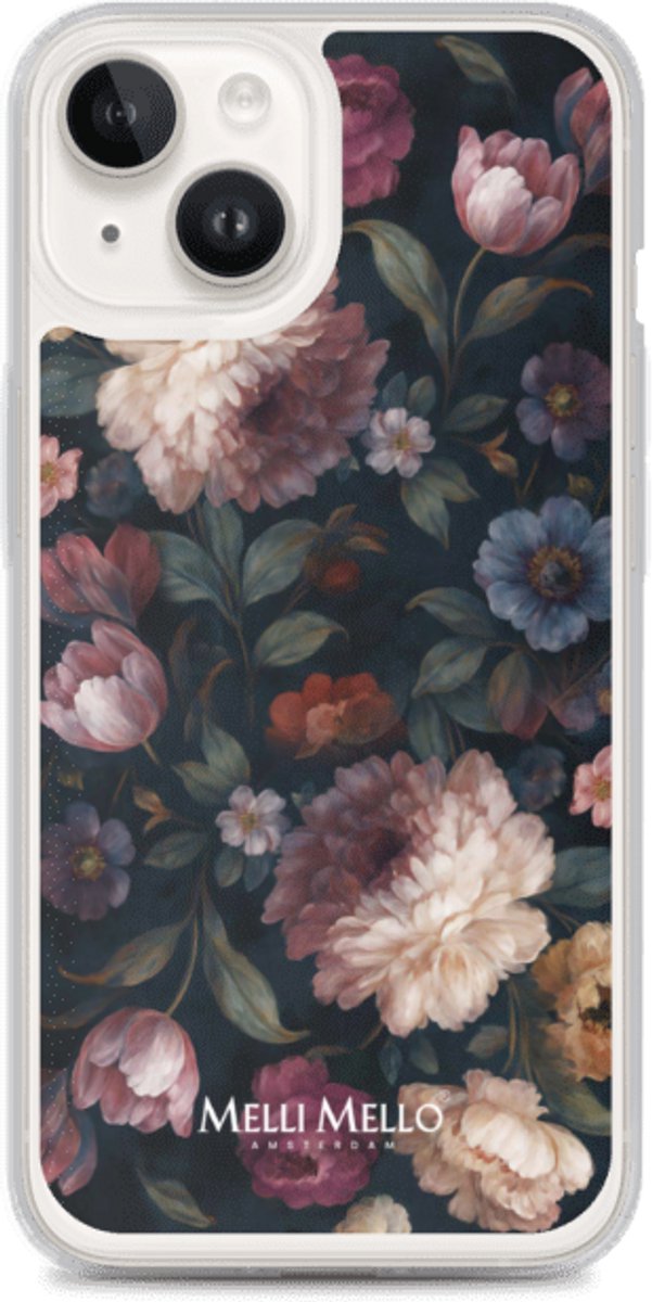 Melli Mello Telefoonhoesje Noir Bloom (Soft case) - Apple iPhone 14