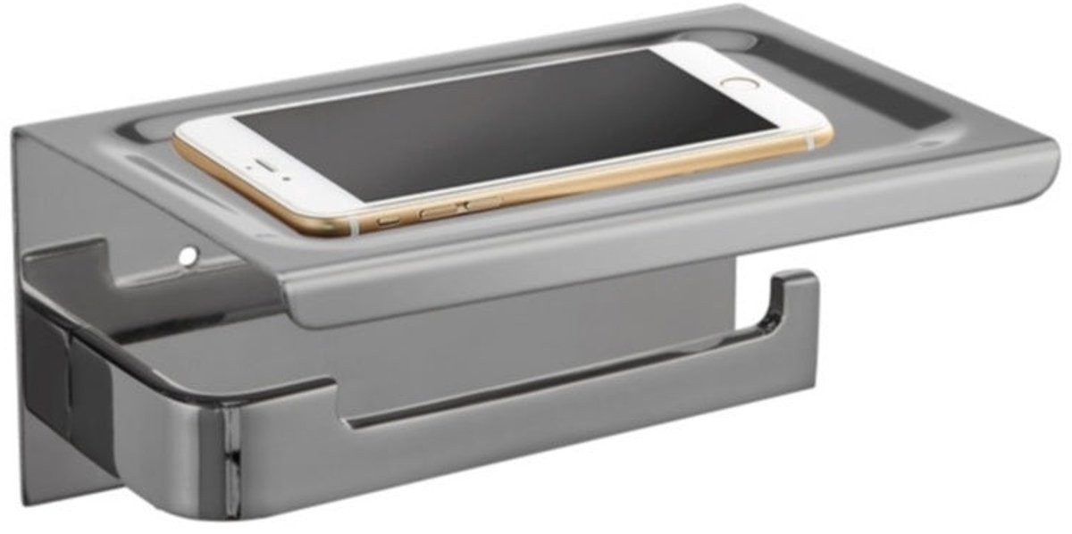 Sanitado Industry Luxe Toiletrolhouder met Afleg RVS
