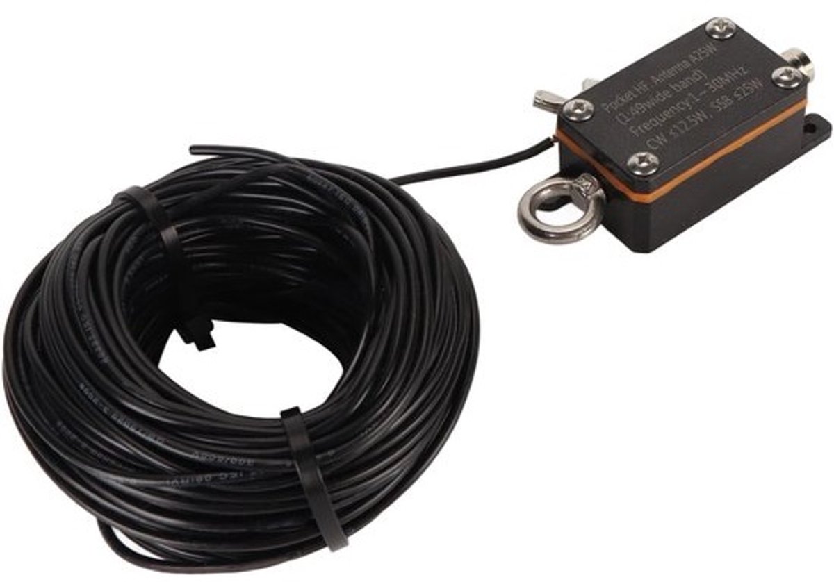 HF Antenne - Kortegolf Balun - Buiten Radio - 1:49 Balun - 1-30MHz - Zwart