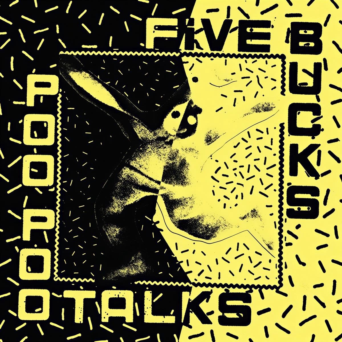 Five Bucks & Poo Poo Talks - Split (LP)