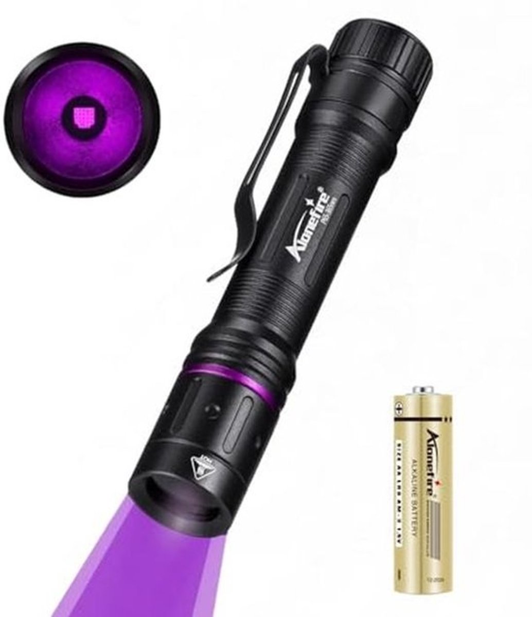 Mini UV Zaklamp 365nm - Handheld UV Licht voor Inspectie en Detectie