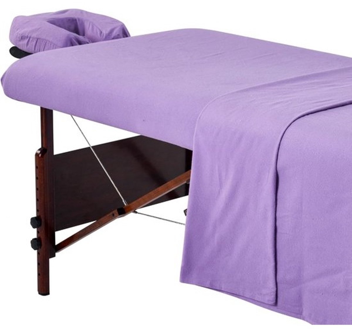 Professionele Massage Tafel Linenset 3 Delig Flanel Lila