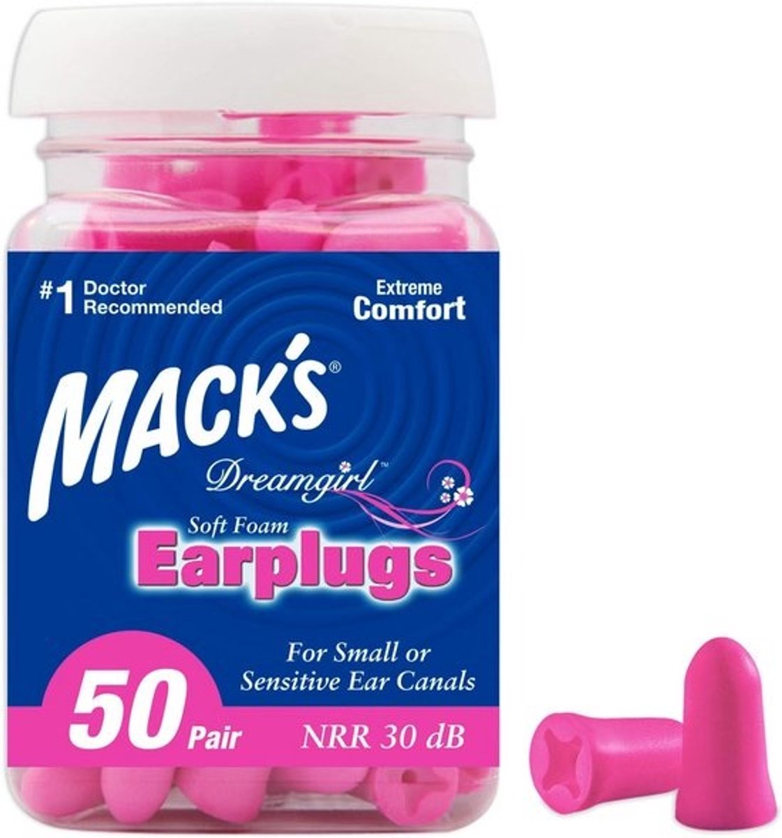 Oordopjes - Gehoorbescherming - Comfortabel Slapen - Speciaal voor kleine oren - 50 paar - Roze