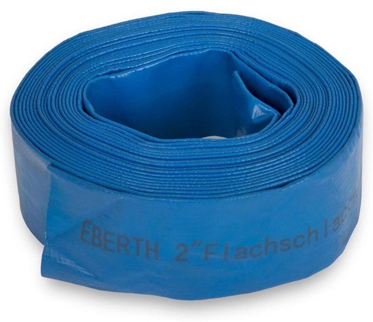Flexibele Platte Slang 2 Inch (52mm) 10 Meter voor Pompen, Blauw PVC