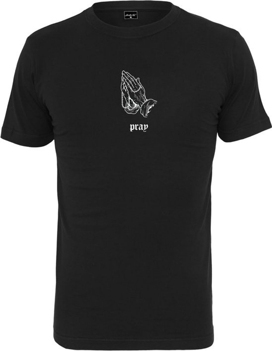 Heren T-Shirt Zwart met Opvallende Opdruk Comfortabel Katoen