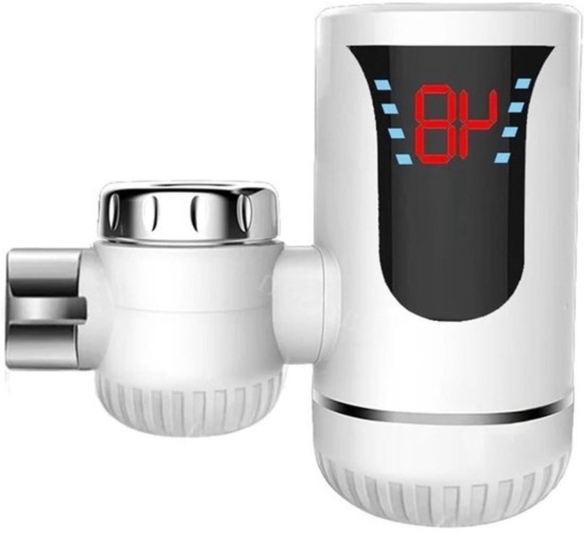 Elektrische Waterkoker Kraan - Directe Warmte Kraan - Snel Warm Water - Warm en Koud Instelbaar - 260x180x110MM - One Color