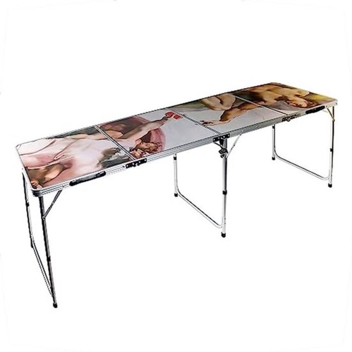 Beer Pong Tafel met Premium Design en Flessenopener - Inclusief 6 Pong Ballen