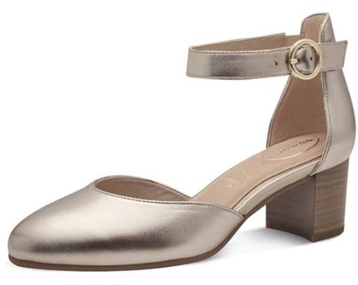 Elegante Dames Pumps met Riemen van Leer