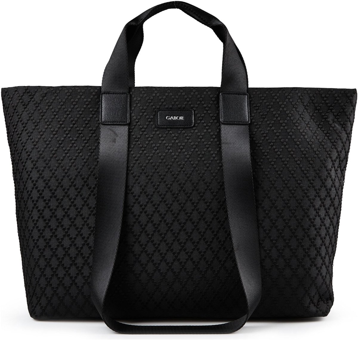 Gabor shopper schoudertas Helmea Zip Shopper Black zwart